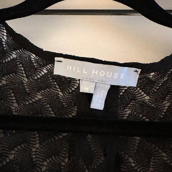 Hill House Home Lou Lou Duster in Black Raschel Knit Size Medium - Picture 3 of 4